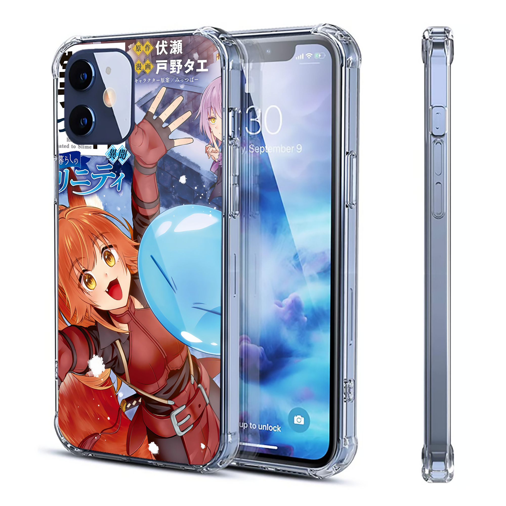 （画像用） 転スラ Regarding Reincarnated to Slime 【iPhone 12シリーズ対応】透明スマホケース（クリアソフトケース）